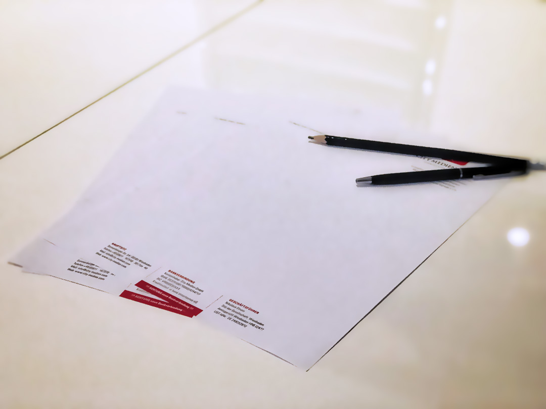 Briefpapier | DIN A4 | beidseitig bedruckt – Bild 2
