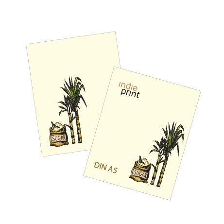 Flyer aus Zuckerrohr | DIN A5 | beidseitig bedruckt