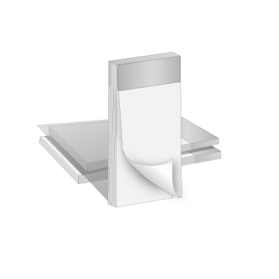 Gastroblock | 6,2 cm x 14,8 cm | einseitig 4/0-farbig