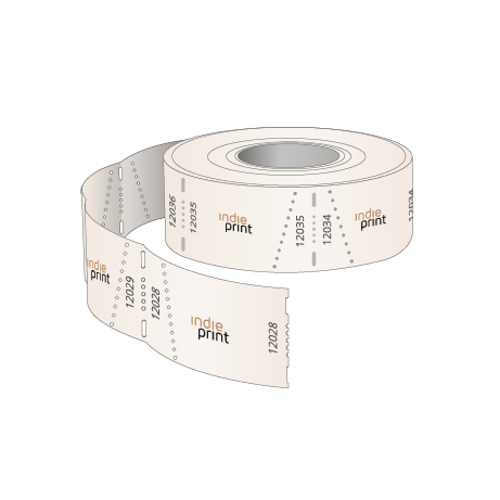 Rolleneintrittskarten (500 Abrisse) Individualdruck