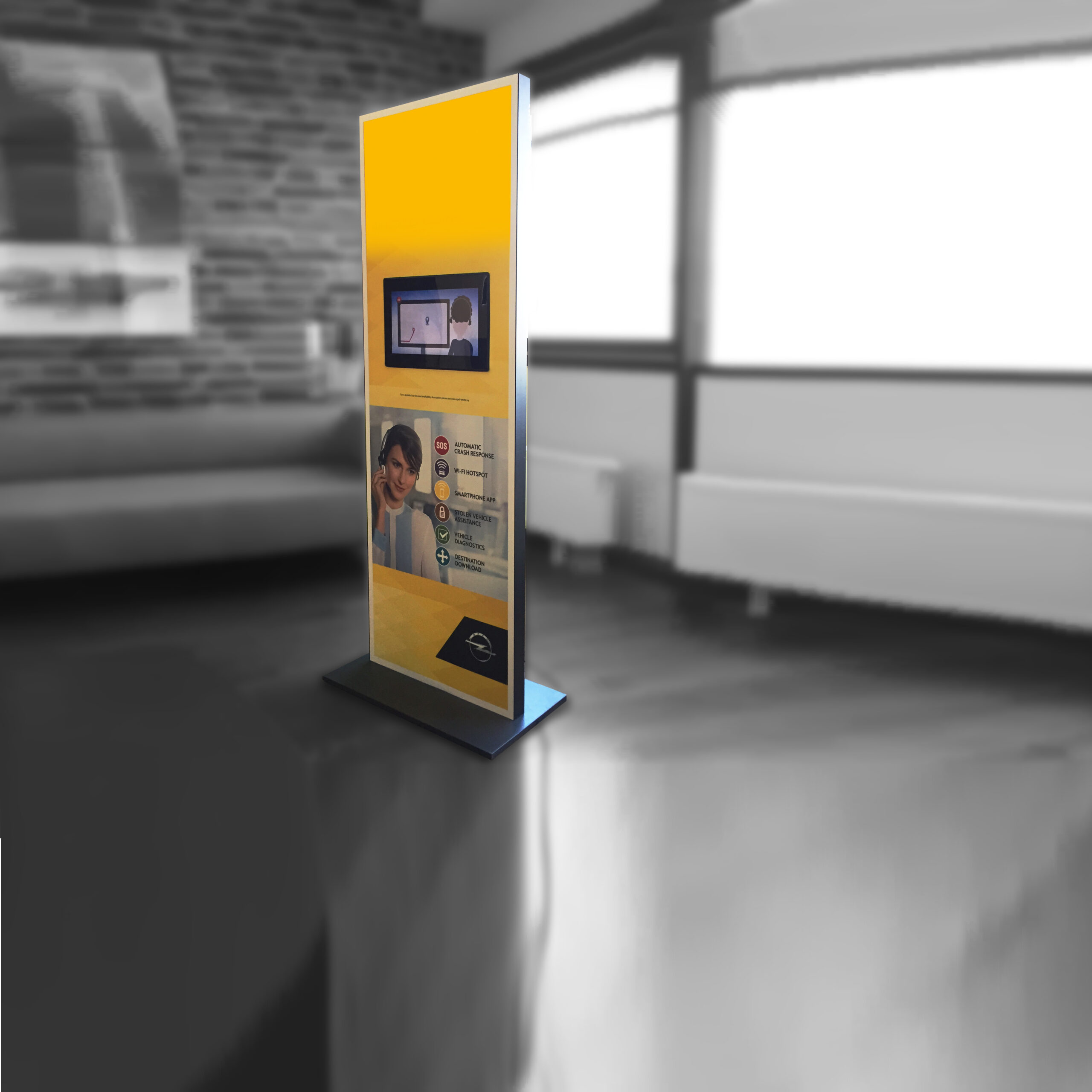 Präsentations-Display mit Monitor – Bild 2